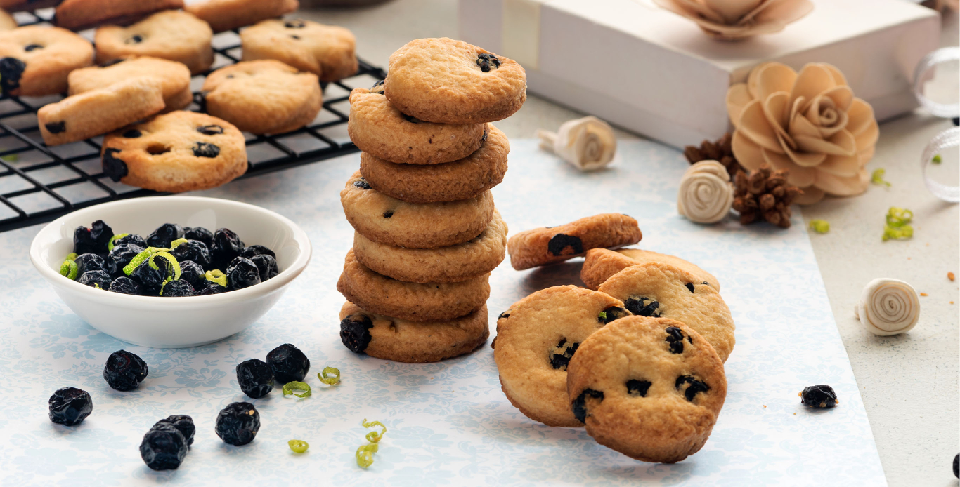 Blueberry Lemon Shortbread